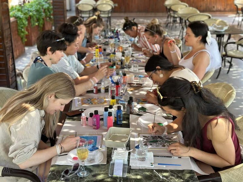 Antalya: Frame Glass Painting Workshop with Turkish Tea - A Hands-On Artistic Journey in Antalya