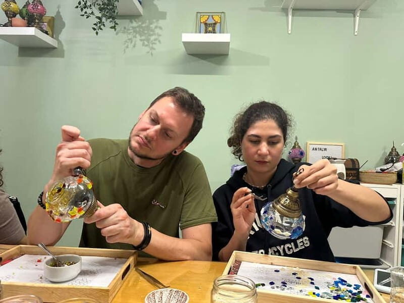 Antalya Old Town: Traditional Mosaic Lamp or Candle Workshop - Key Points