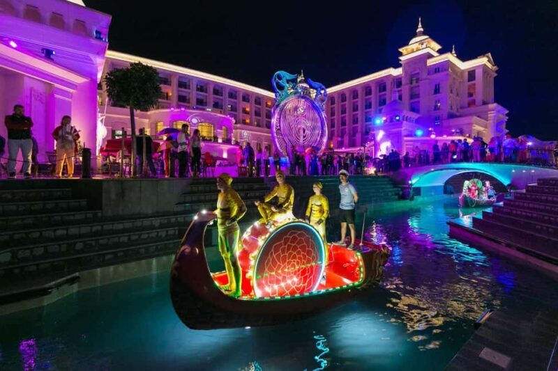 Antalya/Side/Alanya: Land of Legends Night Show w/Shopping - The Water and Light Shows