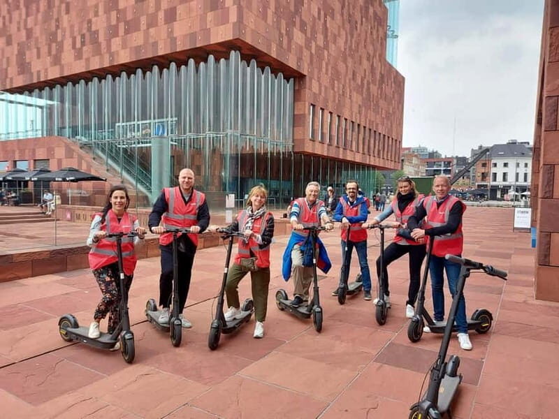 Antwerp: The Big Five City Highlights E-kickscooter Tour - Key Points