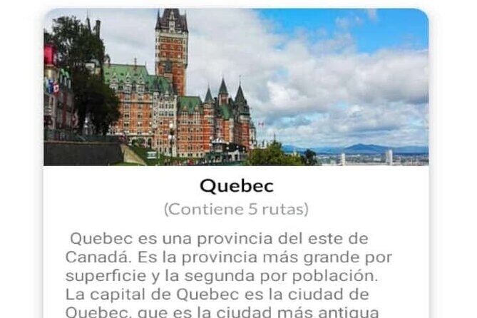 APP Self-Guided Tours Quebec with Audioguide - Final Thoughts on the Self-Guided Quebec Tour