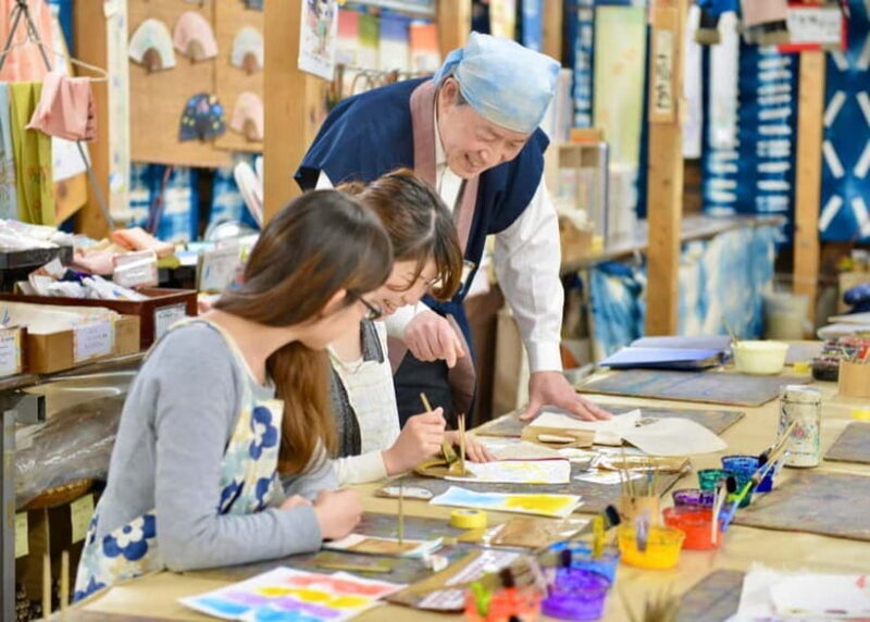 Arashiyama Highlights with Yuzen dyeing workshop - Key Points