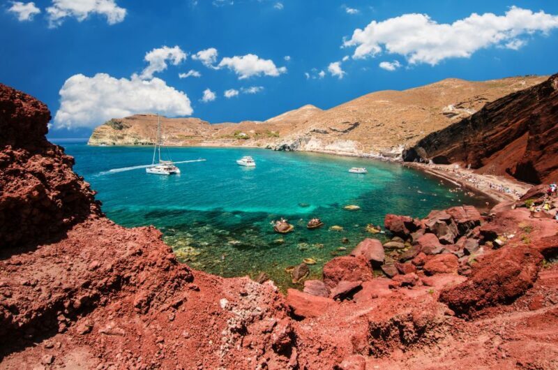 Archaeological Bus Tour To Akrotiri Excavations & Red Beach - FAQ