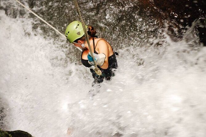 Arenal Full day Adventure:Canopy Tour, Superman, Tarzan Swing, Canyoning Rafting - Key Points