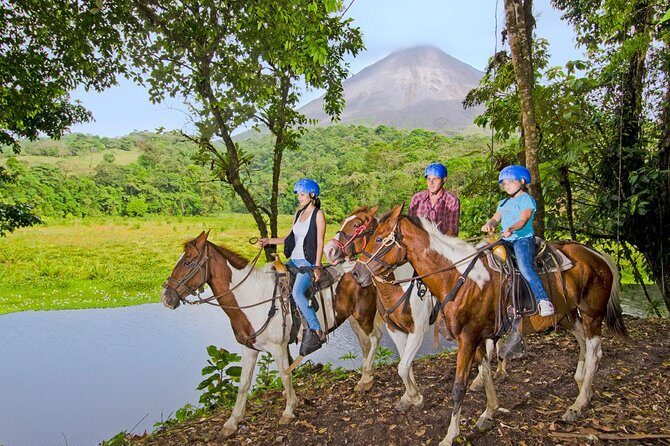 Arenal Volcano Horseback Riding Hot springs included - Key Points