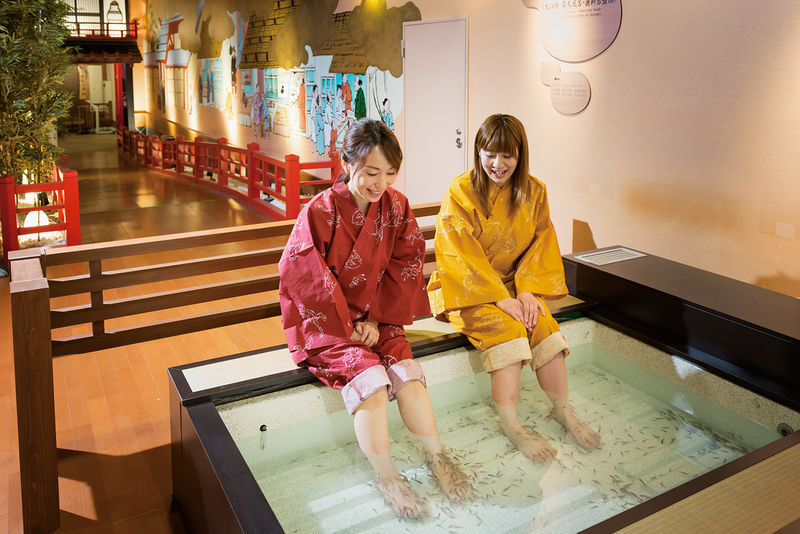 Arima Onsen Taikounoyu Spa - The baths: Kinsen, Ginsen, and open air