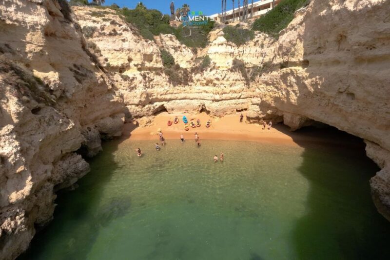 Armação de Pêra: 2-Hour Wild Beaches and Caves Kayak Tour - The Itinerary in Detail