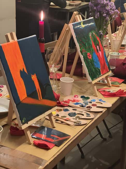Art and Wine Lab painting experience in Venice and Milano - A Closer Look at the Experience