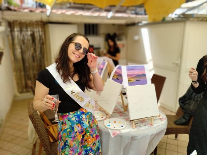 Art Workshop in Naples city centre with Aperitif - Art Workshop in Naples city centre with Aperitif: A Creative Slice of Naples
