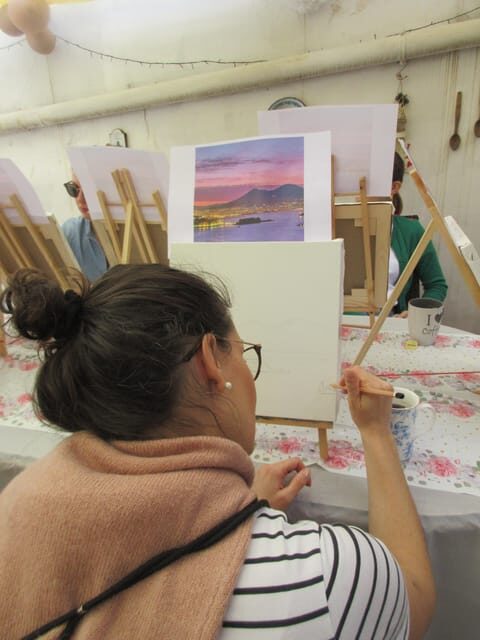 Art Workshop in Naples city centre with Aperitif - FAQs