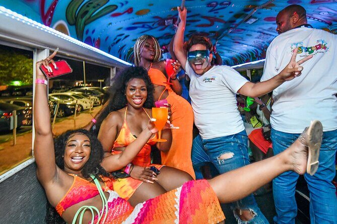 Aruba Nightlife and Barhopping on Chogogo Party Bus - Key Points: