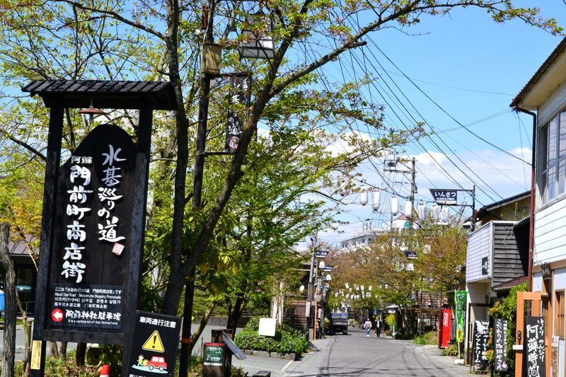 Aso Shrine & Mt. Aso Crater & Kamishikimi Kumanoimasu Shrine Day Trip - Kamishikimi Kumanoimasu Shrine and its long stone approach