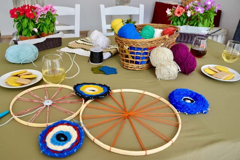 Athens: Evil Eye Weaving Workshop with Greek Tea - Key Points