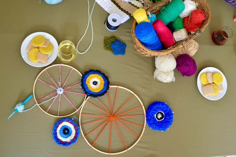Athens: Evil Eye Weaving Workshop with Greek Tea - The Sum Up