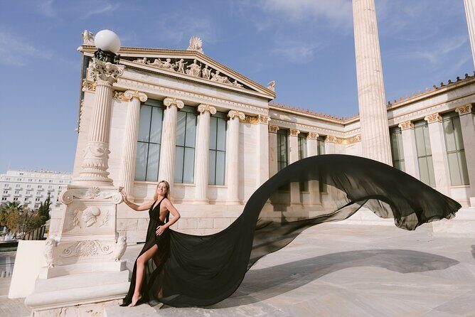 Athens Flying Dress Photo Shoot with a Professional Photographer - Discover Athens on a One-Hour Walking Tour with a Flying Dress
