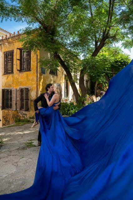 Athens Flying Dress Photoshoot - Key Points
