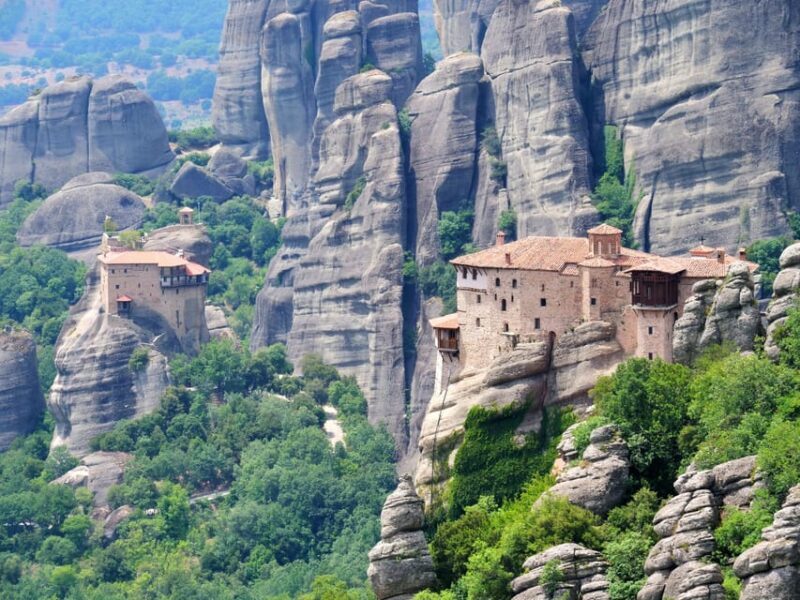 Athens: Meteora Day Trip with Central Pickup & Audio Guide - Exploring Meteora: Monasteries and Natural Marvels
