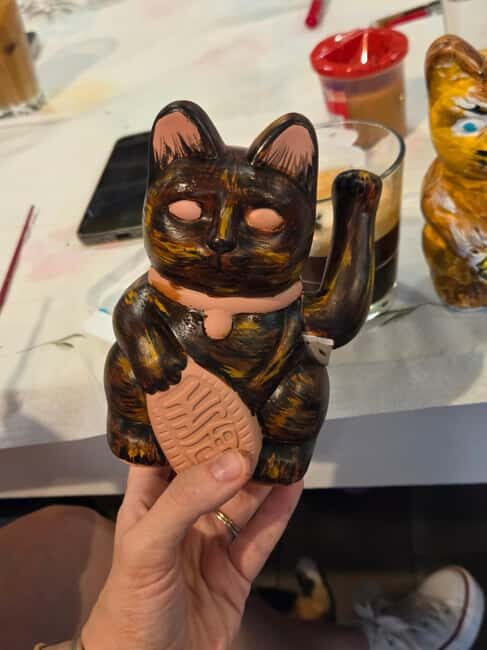 Athens: Paint Your Own Maneki Neko at Cat Cafe - The Sum Up