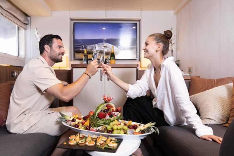 Athens: Saronic Islands Cruise with VIP Area Seating & Lunch - The Modern Vessel and Its Amenities