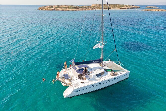 Athens Semi Private Sunset Catamaran Cruise with meal & drinks - The Experience on Board
