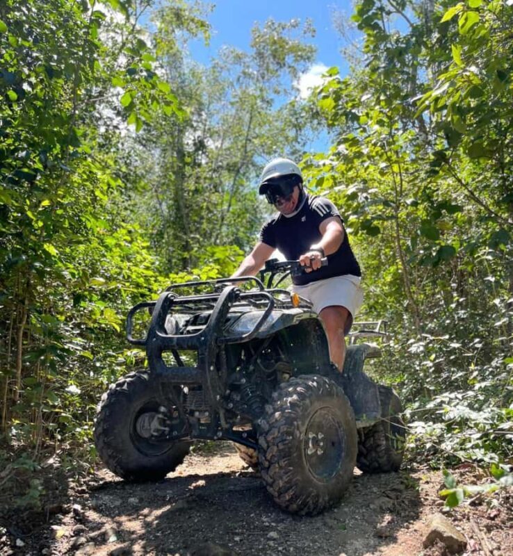 ATV Adventour: Cenote Caverna Jade, Transportation & Tequila - Key Points