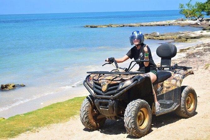 ATV Horseback Riding Zipline Catamaran and Snorkeling Jamaica - An All-in-One Jamaican Adventure: ATV, Horseback, Zipline, Snorkel, and Catamaran