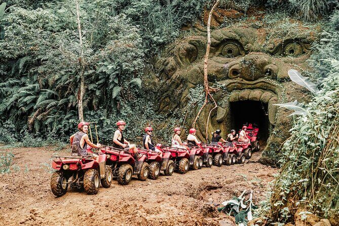 ATV Quad Bike Bali with Waterfall Gorilla Cave and Lunch - Key Points