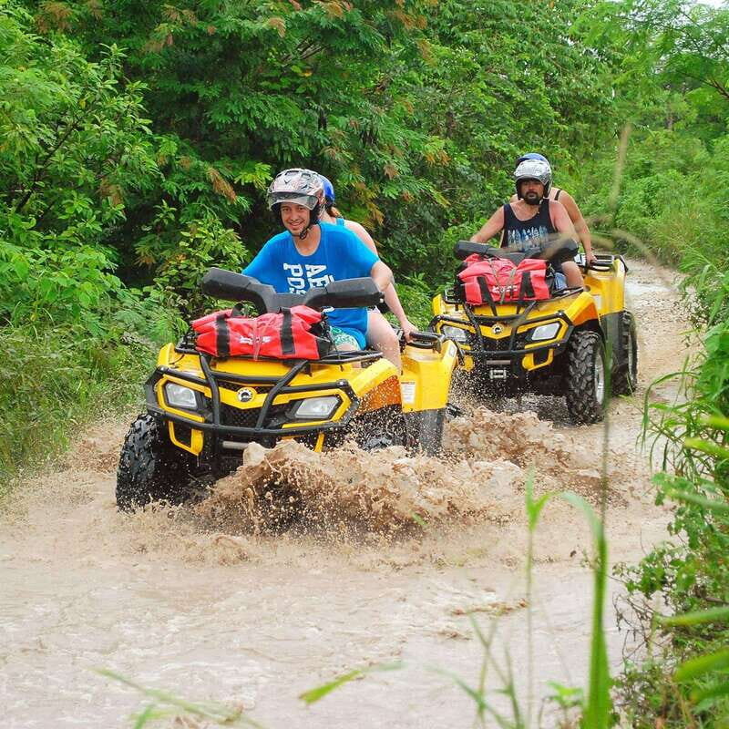 Atv , Zipline and cenote swim experience in the jungle! - Key Points