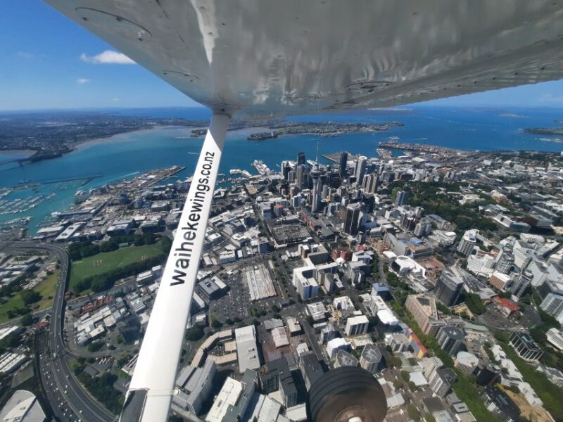 Auckland: Auckland City & Hauraki Gulf Scenic Flight - Key Points