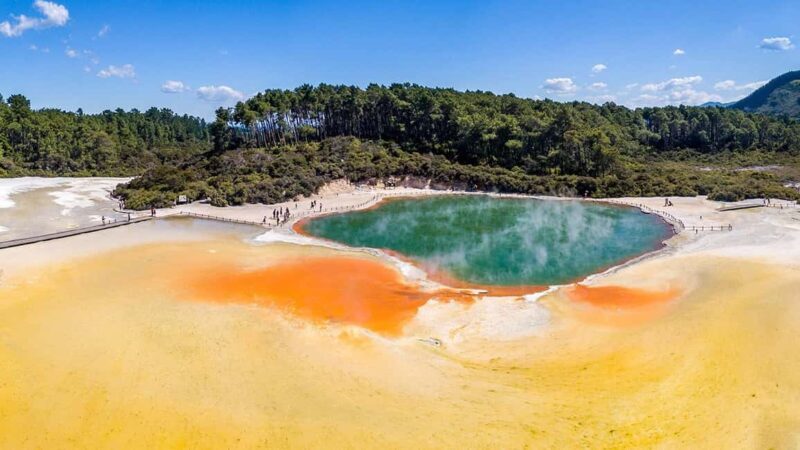 Auckland: Rotorua Highlights inc Wai-O-Tapu & Polynesian Spa - Relaxation at Polynesian Spa