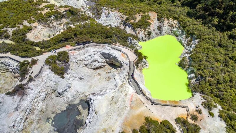 Auckland: Rotorua Highlights Tour with Wai-O-Tapu & Hot Tubs - Frequently Asked Questions