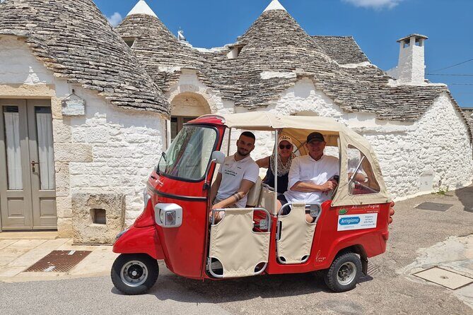 Audio Tour Alberobello with Bee Calessino/ e-Vespa /Fiat Mickey Mouse - A Detailed Look at the Experience