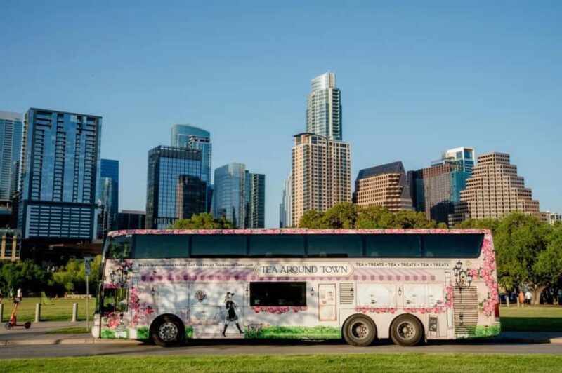Austin: Tea Around Town Bus Tour with Live Music - Key Points