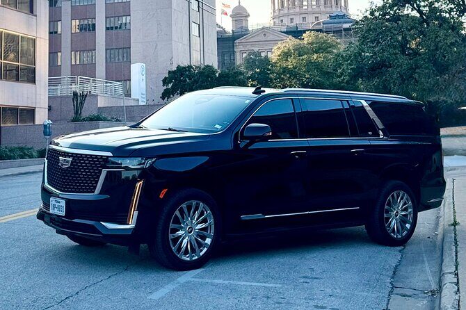 Austin Texas Airport Transfer Premium Black SUV - Key Points: