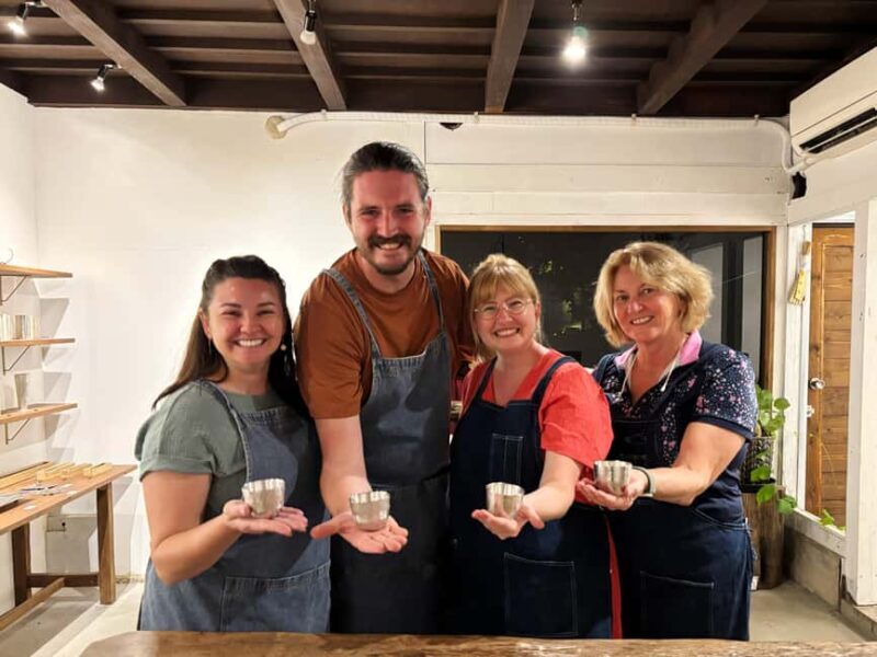 Authentic Pewter Sake Cup Experience with a Kyoto Artisan - An In-Depth Look at the Pewter Sake Cup Workshop