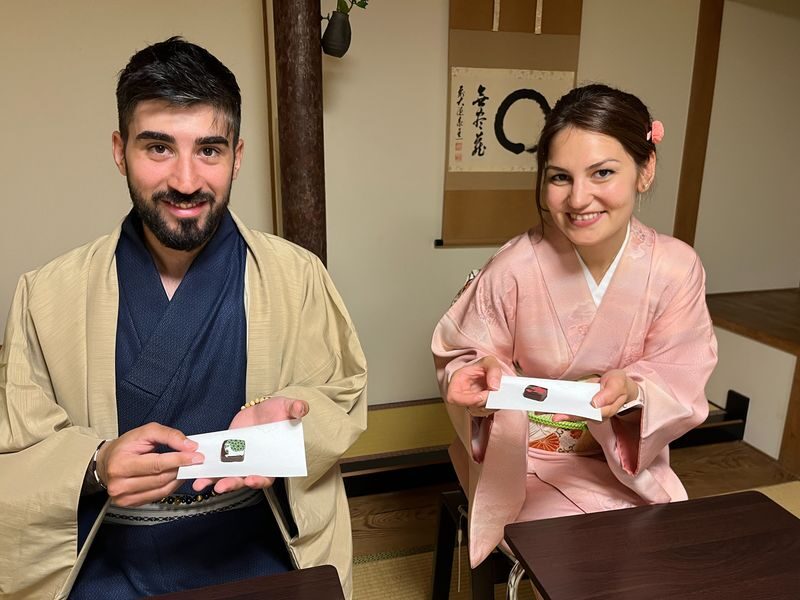 Authentic Tea Ceremony and Omamori Charm Making in Kimono (Miyajima) - Make an omamori charm with your own choices