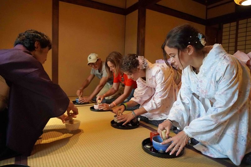 Authentic Tea Ceremony, Calligraphy in Kyoto with River View - The tea lesson: matcha, sweets, and a little practice