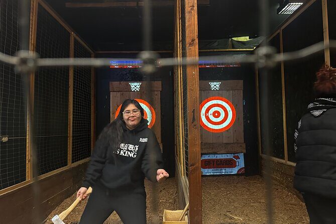 Axe Academy Projector Lane Axe Throwing Experience - Key Points