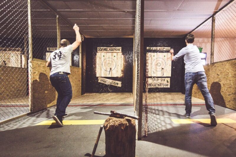 Axe throwing Kraków in Axe Nation - the 1st club in Europe - A Closer Look at the Kraków Axe Throwing Experience