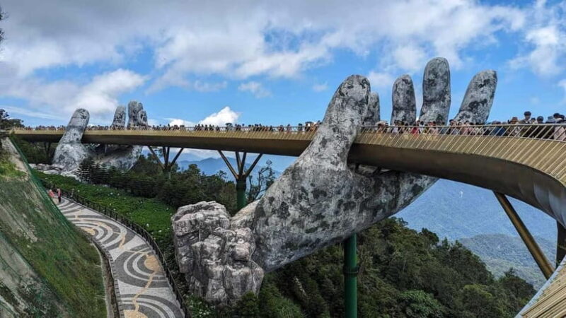 Ba Na Hills: Golden Hand Bridge Early Morning Tour - Key Points