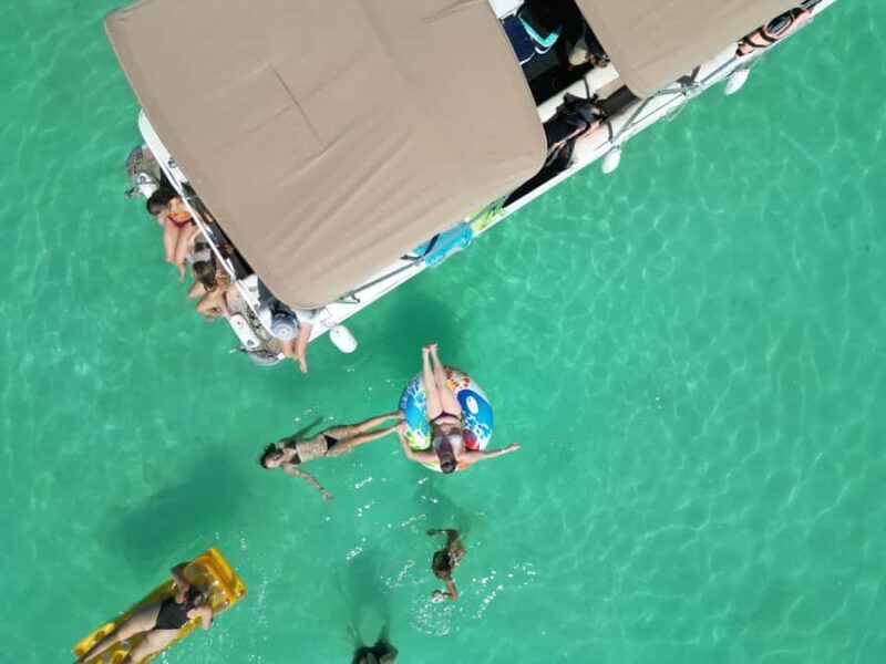 Bacalar: Group Pontoon Excursion + The First Hotel + Ojo de Agua - Key Points