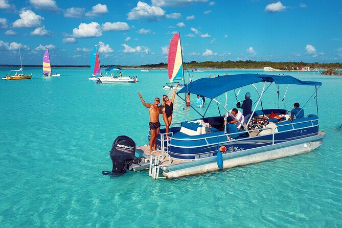 BACALAR Lagoon BOAT TOUR from Costa Maya with Lunch - Key Points