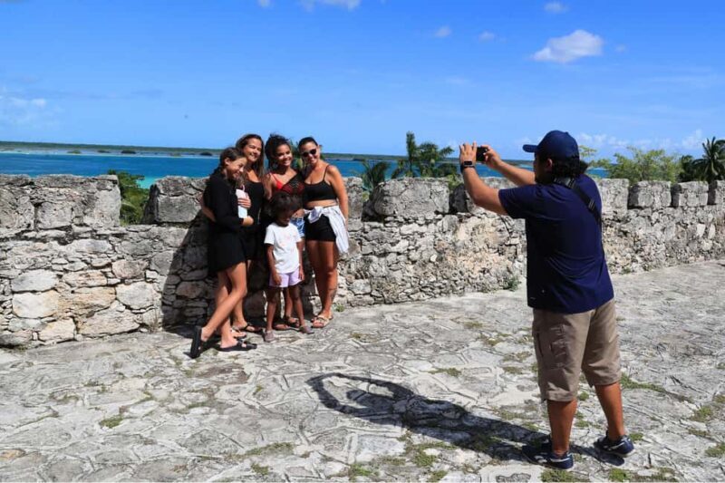 Bacalar: Lagoon, Pirate Canal, Stromatolite Day Trip w/Lunch - Cenote Negro: Diving into the Lagoon of 7 Colors