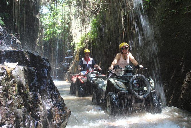 Bali Atv Riding through Cave and Waterfall - Key Points