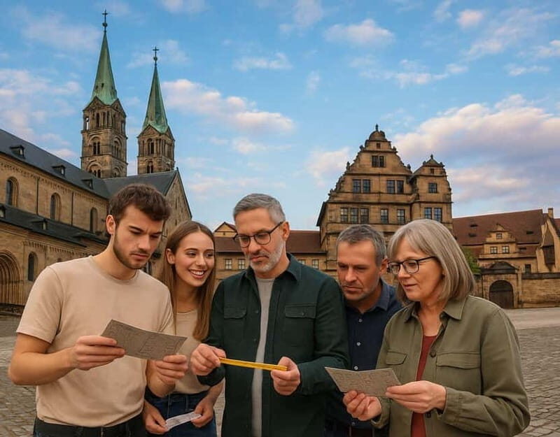 Bamberg: Outdoor escape game with puzzle backpack - Key Points