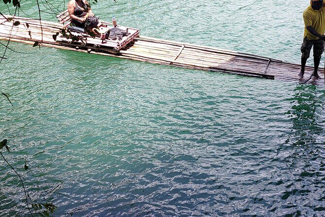 Bamboo Rafting and Boston Jerk Centre Tour in Portland Jamaica - The Refreshing Swim Stops