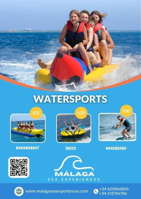 Banana boat in Malaga city, Playa del Palo - An Exciting Splash in Malagas Playa del Palo: Banana Boat Ride Review