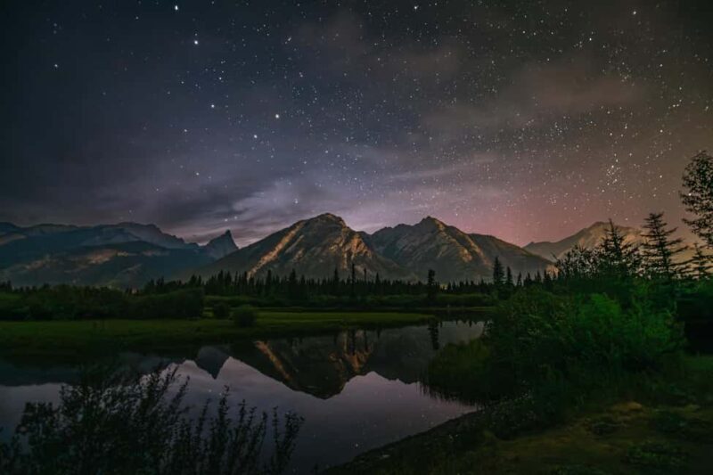 Banff National Park Sunset and Stars Walking Tour - Key Points
