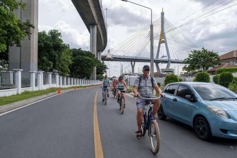 Bangkok Beyond the City Bike Tour with local Snack - Authentic Moments and Guide Insights