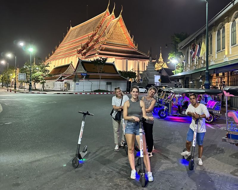Bangkok By Night by Electric Scooter or Bike - Key Points